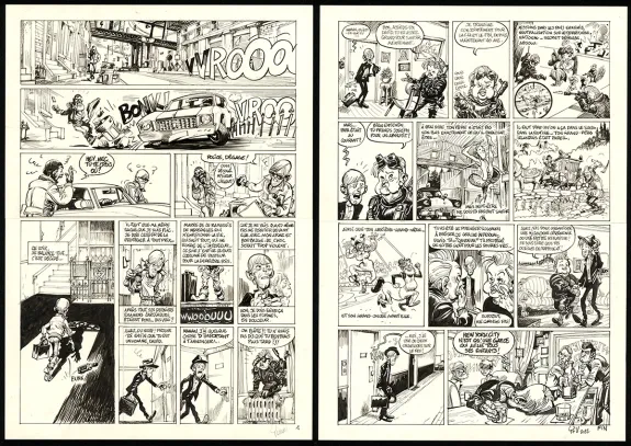 Planche noir et blanc,  Yoann