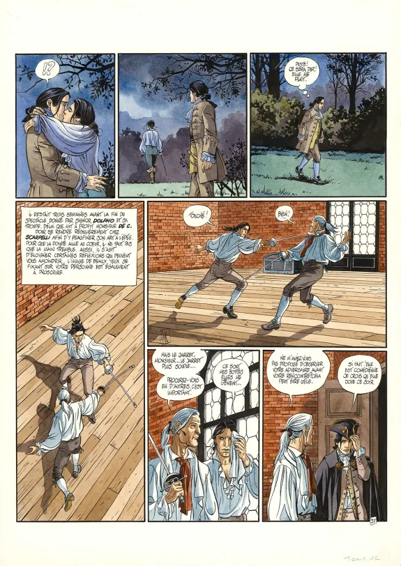 Planche couleur, Giacomo C., La Fiammina (T.12),  Griffo