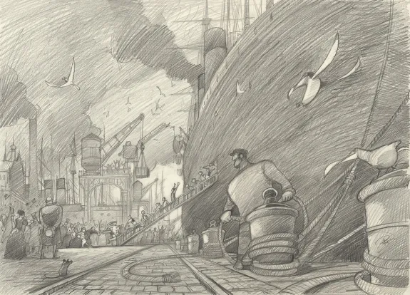Crayonné, Deux ans de vacances, Frédéric Pillot