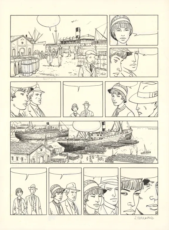 Planche couleur, Jacques Ferrandez