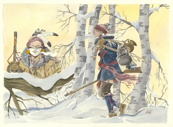 Colored illustration, Lele Vianello