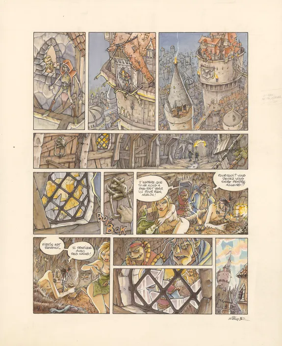 Planche couleur, Légendes des Contrées oubliées, La Saison des cendres (T.1), Thierry Ségur