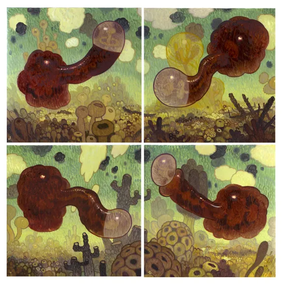 Painting, Pillowy, the Art of Dave Cooper, Dave Cooper