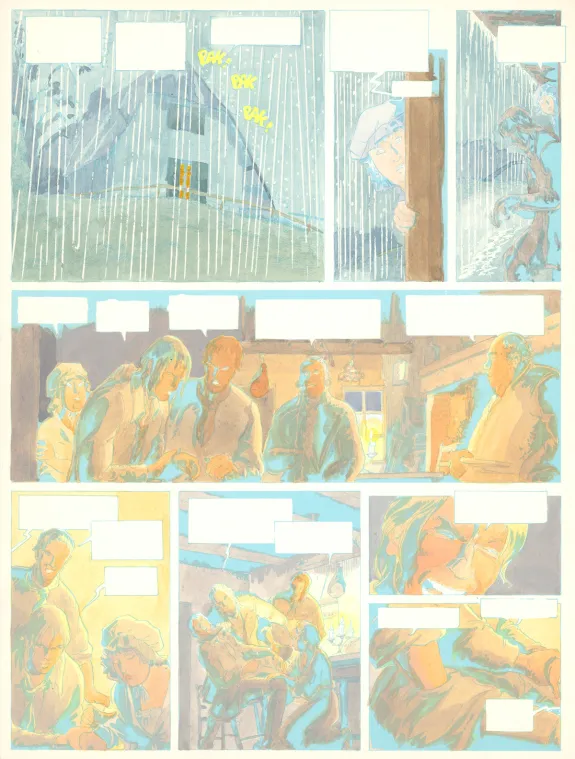Color layout, Louis la Guigne, Fureur (T.8), Jean-Paul Dethorey