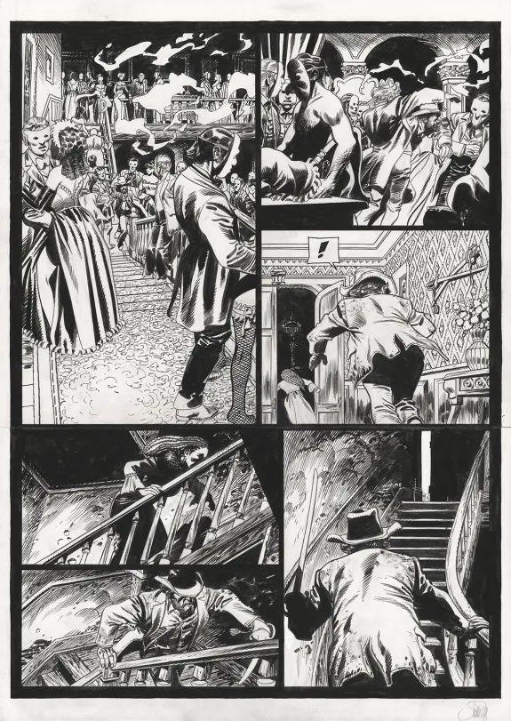 Planche noir et blanc, Louisiana, La Couleur du Sang (T.3), Gontran Toussaint