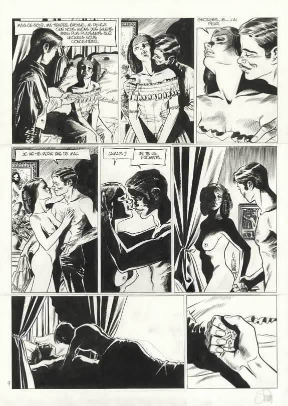 Planche noir et blanc, Louisiana, La Couleur du Sang (T.2), Gontran Toussaint