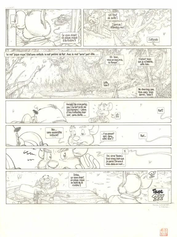 Planche noir et blanc, Le Vent dans les Sables , Étranges Etrangers (T.2), Michel Plessix
