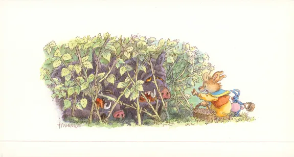 Colored illustration, La Famille Passiflore , L'Omelette géante , Loïc Jouannigot