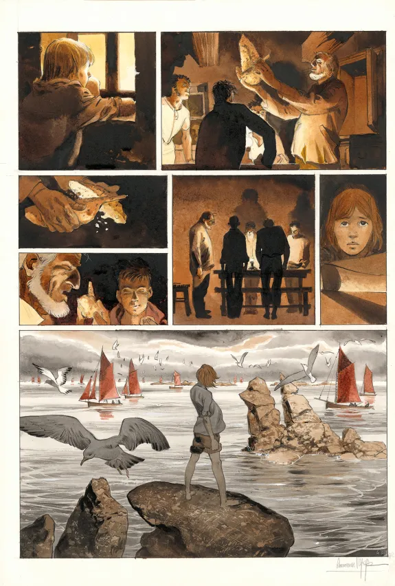 Planche couleur, Ar-Men, L'Enfer des enfers, Emmanuel Lepage