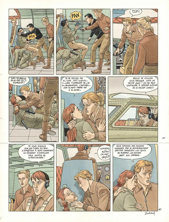 Planche couleur, Mezek, André Juillard
