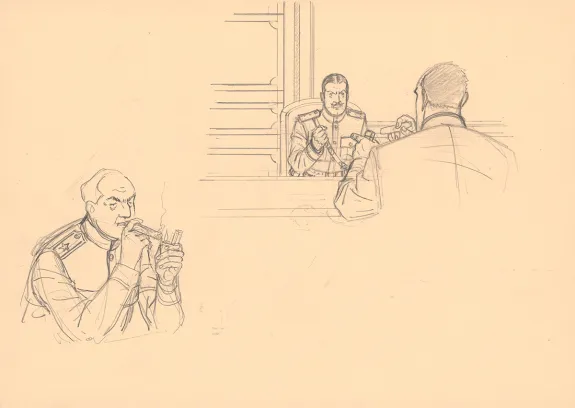 Crayonné, Blake et Mortimer, La Machination Voronov (T.14), André Juillard