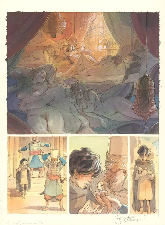 Planche couleur, Le Voleur d'amour, Yannick Corboz