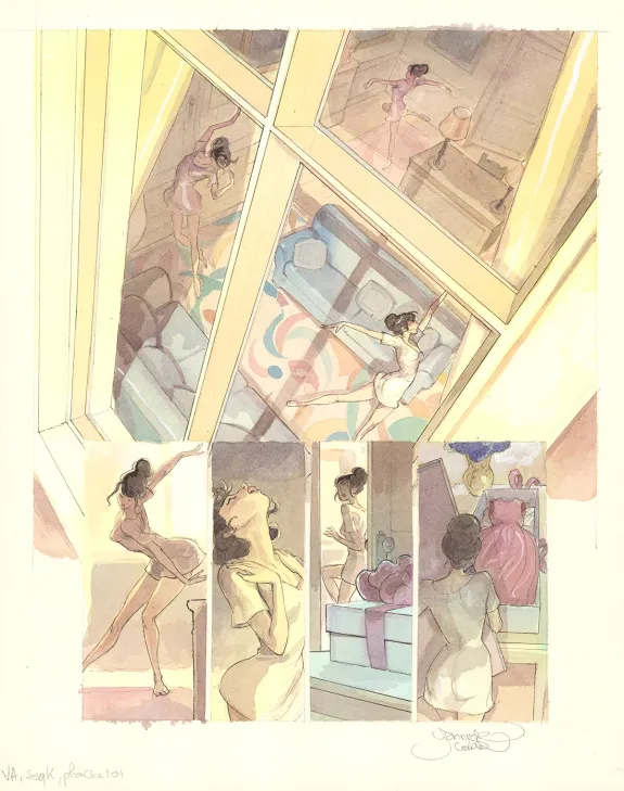 Planche couleur, Le Voleur d'amour, Yannick Corboz