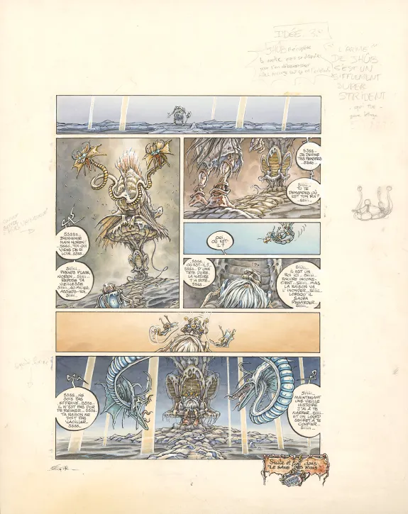 Colored original page, Légendes des Contrées oubliées, Le Pays des songes (T.2), Thierry Ségur