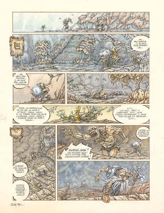 Planche couleur, Légendes des Contrées oubliées, Thierry Ségur