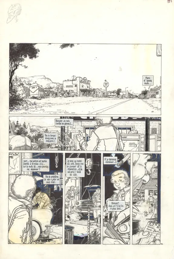 Planche noir et blanc, Julien Boisvert , Charles (T.4), Michel Plessix