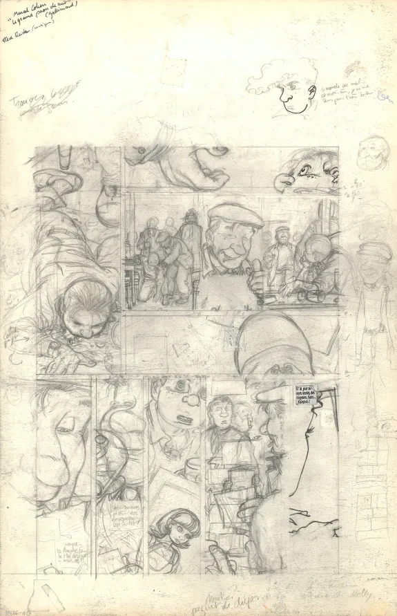 Planche noir et blanc, Julien Boisvert , Gris noir (T.2), Michel Plessix