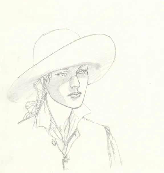 Sketch, Plume aux Vents, André Juillard