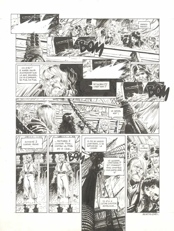 Planche noir et blanc, 1629... ou l'Effrayante Histoire des naufragés du Jakarta, L'Apothicaire du diable (T.1), Thimothée Montaigne