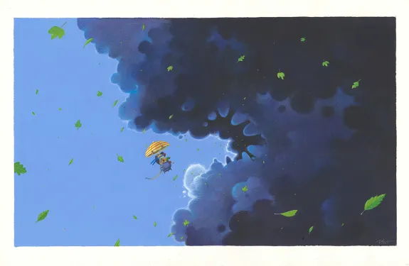 Illustration couleur, Lulu Vroumette, L'Extraordinaire Voyage de Lulu, Frédéric Pillot