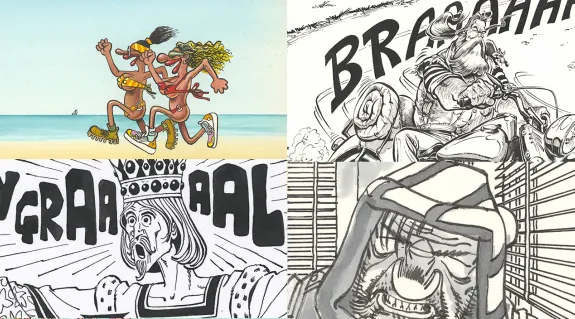 Exposition Gotlib, Coyote, Édika, Goossens et Lelong
