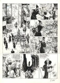 Planche noir et blanc, Thorgal, Kriss de Valnor (T.28), Grzegorz Rosinski