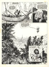 Planche noir et blanc, Thorgal, La Cité du Dieu perdu (T.12), Grzegorz Rosinski
