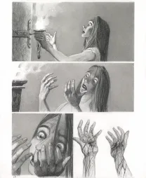 Planche noir et blanc, Macbeth, Paul & Gaëtan Brizzi