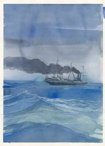 Planche couleur, Les Voyages d'Ibn Battûta, Joel Alessandra