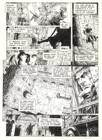 Planche noir et blanc, Le Prince de la Nuit, Retour à Ruhenberg (T.6), Yves Swolfs