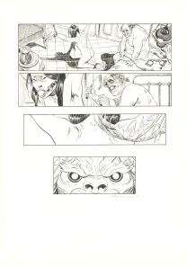 Planche noir et blanc, Shi, Au Commencement était la colère (T.1), Josep Homs
