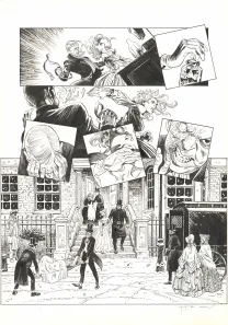 Black and white original page, Shi, Le Roi démon (T.2), Josep Homs