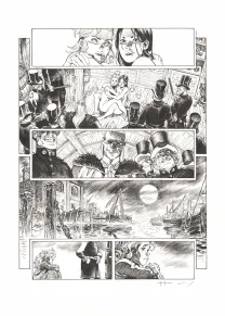 Black and white original page, Shi, Victoria (T.4), Josep Homs