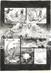 Black and white original page, Shi, Victoria (T.4), Josep Homs
