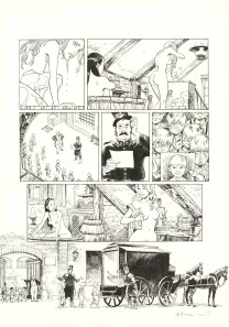 Black and white original page, Shi, La Grande Puanteur (T.6), Josep Homs