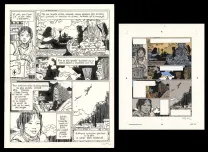 Planche noir et blanc, Jonathan, La Piste de Yéshé (T.17),  Cosey