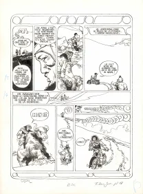 Planche noir et blanc, Jonathan, Et la Montagne chantera pour toi (T.2),  Cosey