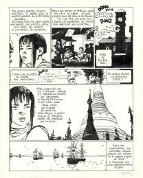 Planche noir et blanc, Jonathan, Atsuko (T.15),  Cosey