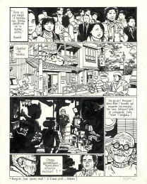Planche noir et blanc, Jonathan, Atsuko (T.15),  Cosey