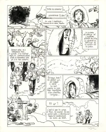 Planche noir et blanc, Jonathan, Atsuko (T.15),  Cosey