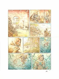 Planche couleur, Les Hautes Herbes,  Grun