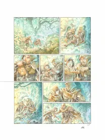Planche couleur, Les Hautes Herbes,  Grun