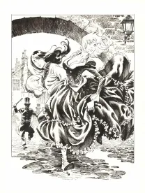 Illustration noir et blanc, Shi, Josep Homs