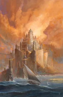 Couverture, La Mer éclatée, La Moitié d'un monde (T.2), Didier Graffet