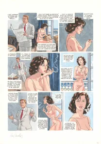 Planche couleur, Ava, quarante-huit heures dans la vie d'Ava Gardner, Ana Miralles