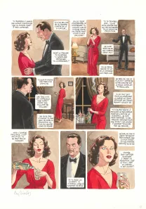 Colored original page, Ava, quarante-huit heures dans la vie d'Ava Gardner, Ana Miralles