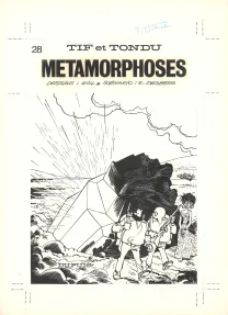 Couverture, Tif et Tondu, Métamorphoses (T.28),  Will