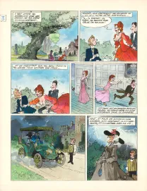 Colored original page, Le Jardin des Désirs,  Will