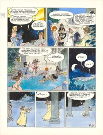 Planche couleur, Le Jardin des Désirs,  Will