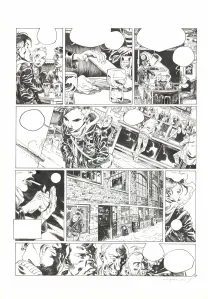 Black and white original page, Millenium, Les Hommes qui n'aimaient pas les femmes - Première partie (T.1), Josep Homs